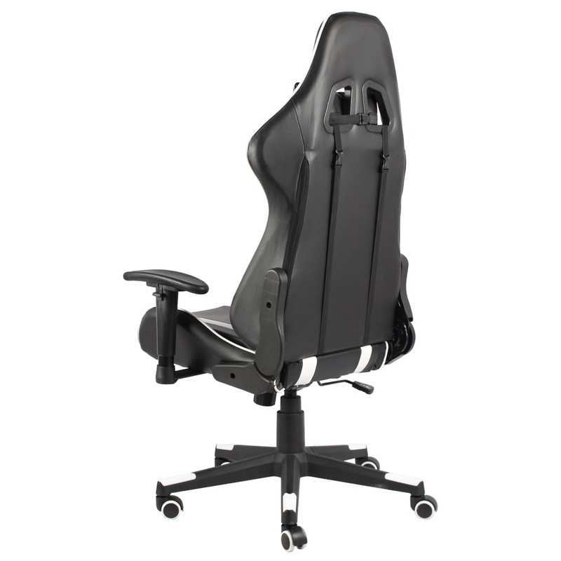 Gaming Stoel – Bureau Stoel – Gamestoel – Werkstoel – Witte Kleur – Ergonomisch Ontwerp – Verstelbare Zit- En Armleuning