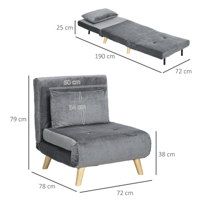 Relaxfauteuil – Verstelbare Fauteuil – Relaxstoel – Loungestoel – Grijze Stoel – Zachte Bekleding – Zonder Elektriciteit Met Afstandsbediening
