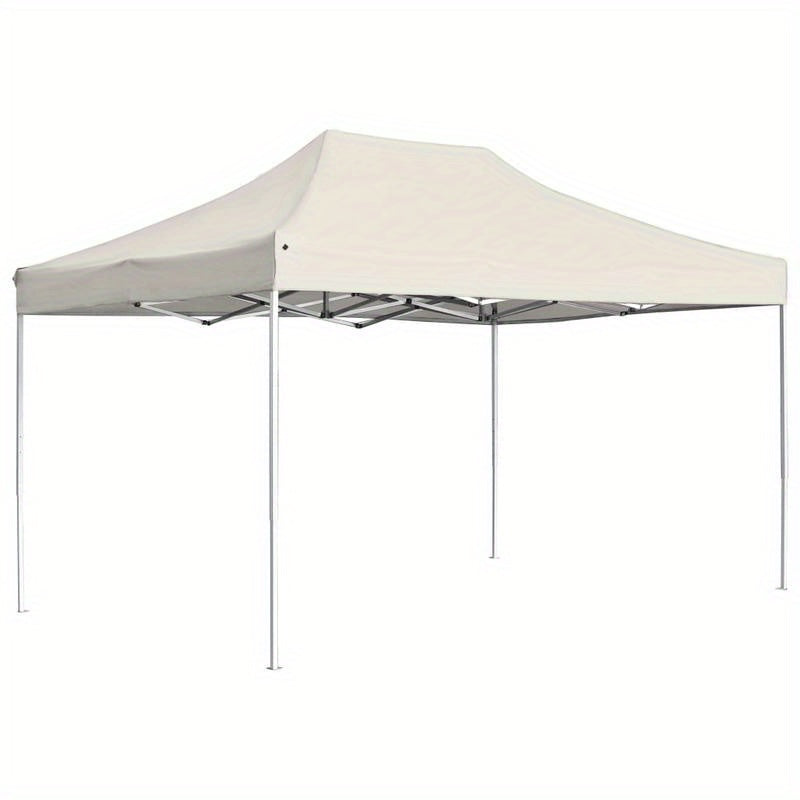 Partytent – Opvouwbare Tent – Feesttent – Evenemententent – Markt Tent – Crème Kleur – 4,5x3 Meter – Lichtgewicht Aluminium Frame