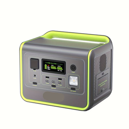 Powerstation – Draagbare Accu – Mobiele Stroombron – Noodstroom – 512Wh Capaciteit – 800W Continu Vermogen