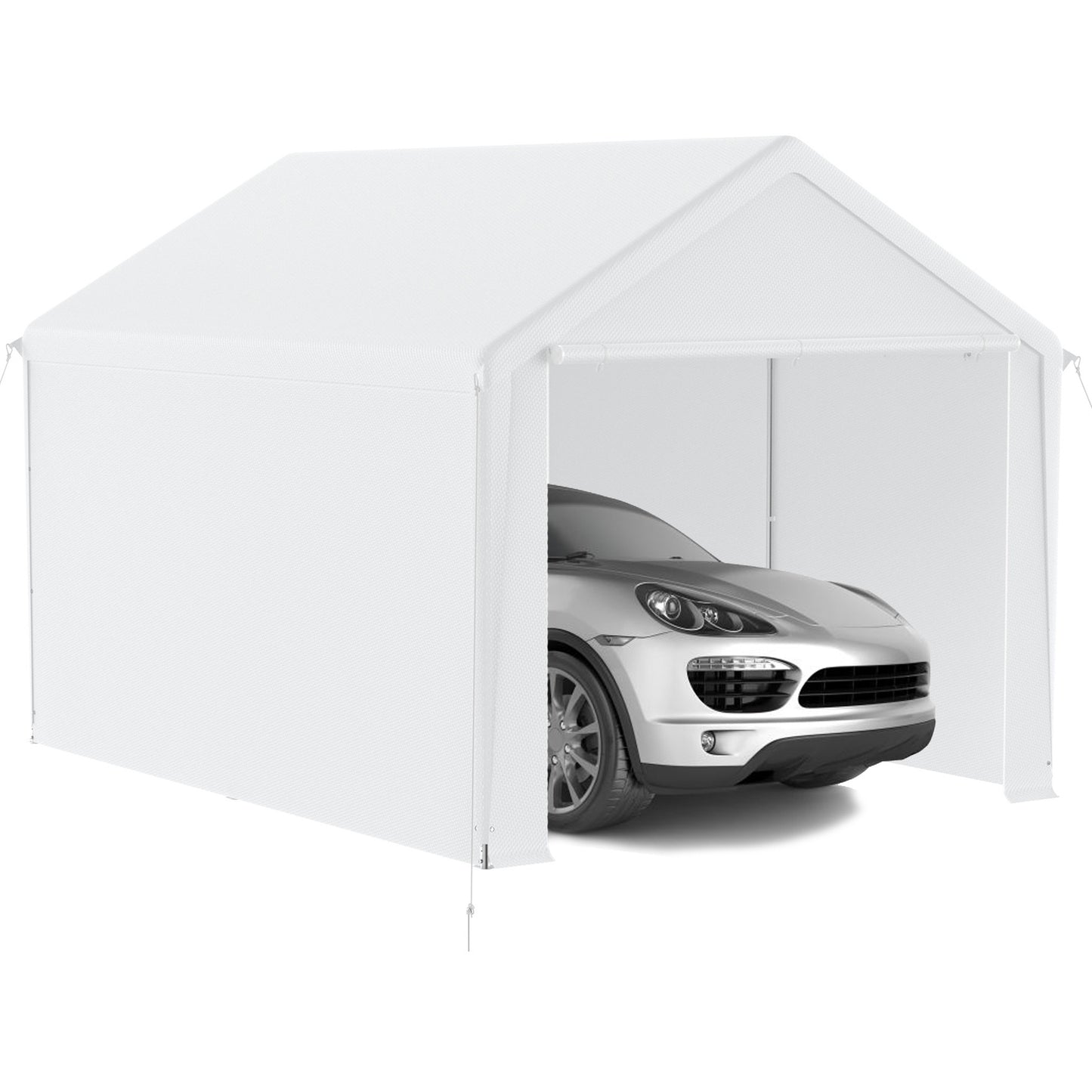 Partytent – Tuinpaviljoen – Overkapping – Carport – Schaduwtent – Inklapbaar – UV-Bescherming – 3x4 Meter – Stevig Metalen Frame – Zijwanden Met Rits
