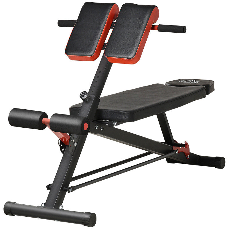 Trainingsbank – Fitnessbank – Krachtbank – Workoutbank – Verstelbaar Kussen – Stalen Frame - QUORE