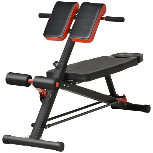 Trainingsbank – Fitnessbank – Krachtbank – Workoutbank – Verstelbaar Kussen – Stalen Frame - QUORE