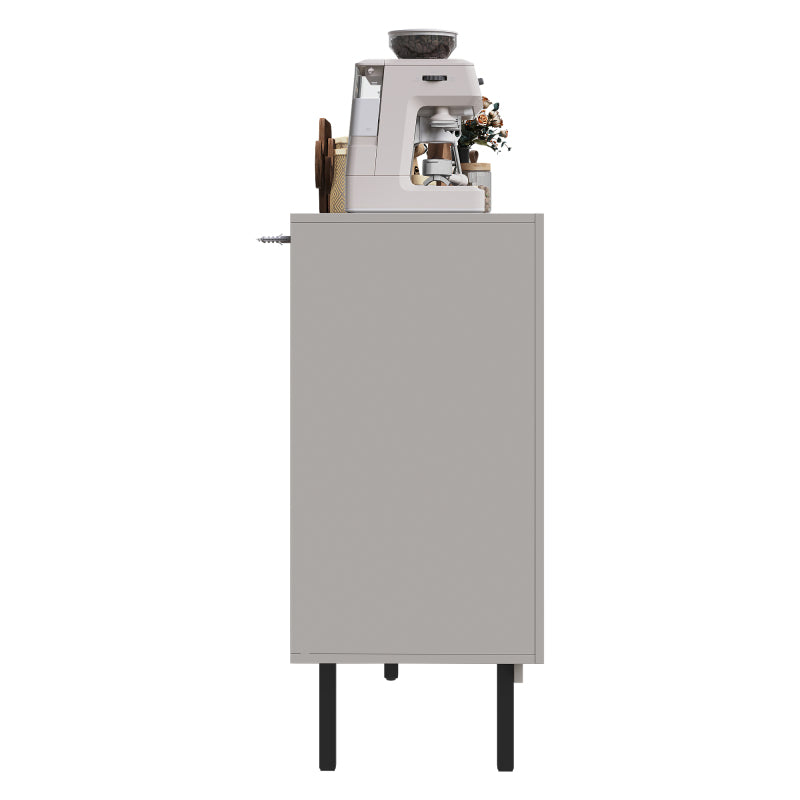 Dining Room Cabinet 140×38×82cm, Unique Design Storage Cabinet for Dining or Living Room, Freestanding Minimalist Sideboard in Gray,  Spacesaving Furniture, Sleek Storage Unit, Highquality Materials, Sturdy Cabinet, Versati