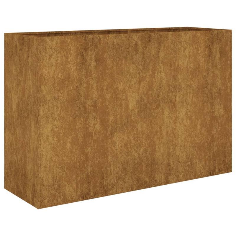 High quality flower rackRaised Garden Planter 120x40x80cm in Corten Steel