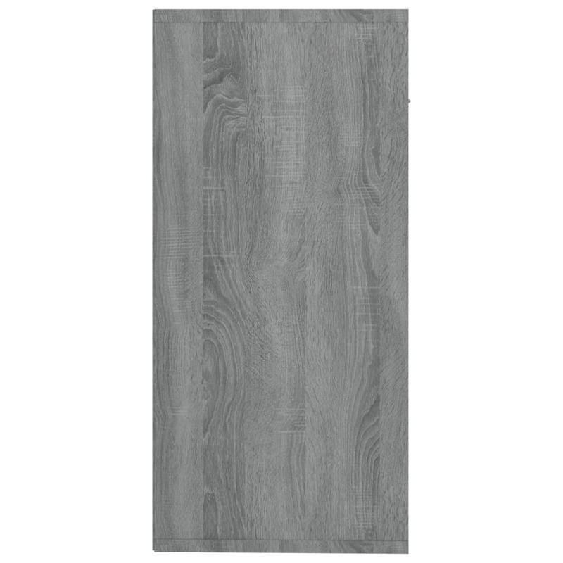 Sideboard – Dressoir – Opbergkast – Kast – Buffetkast – Grijs Sonoma – 88x30x65 cm – Houtwerkstof – Compact & Stijlvol