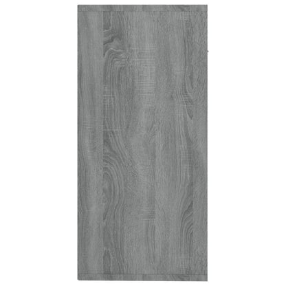 Sideboard – Dressoir – Opbergkast – Kast – Buffetkast – Grijs Sonoma – 88x30x65 cm – Houtwerkstof – Compact & Stijlvol