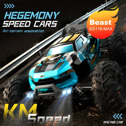 RC Auto – Bestuurbare Auto – RC Truck – Afstandsbestuurbare Auto – 1:16 Schaal – Brushless Motor 4000KV – Dual Batterijen – 75 km/h – 4WD