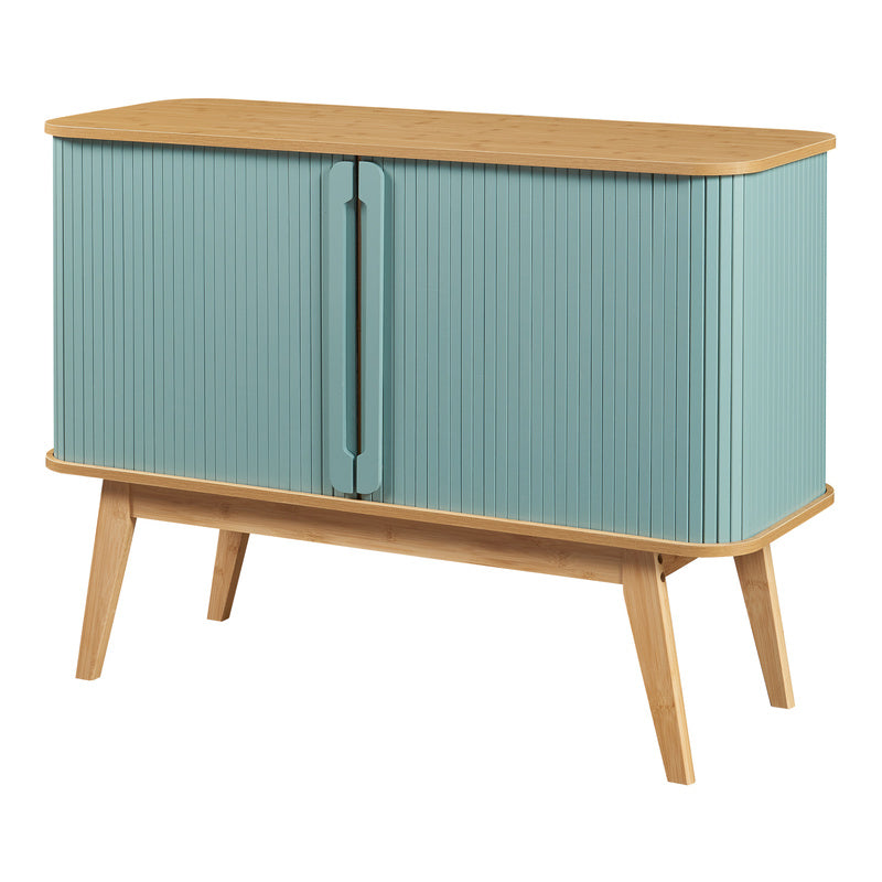Dresser 'Tysvær with 2 Sliding Doors 110 X 40 X 80 Cm / Blue
