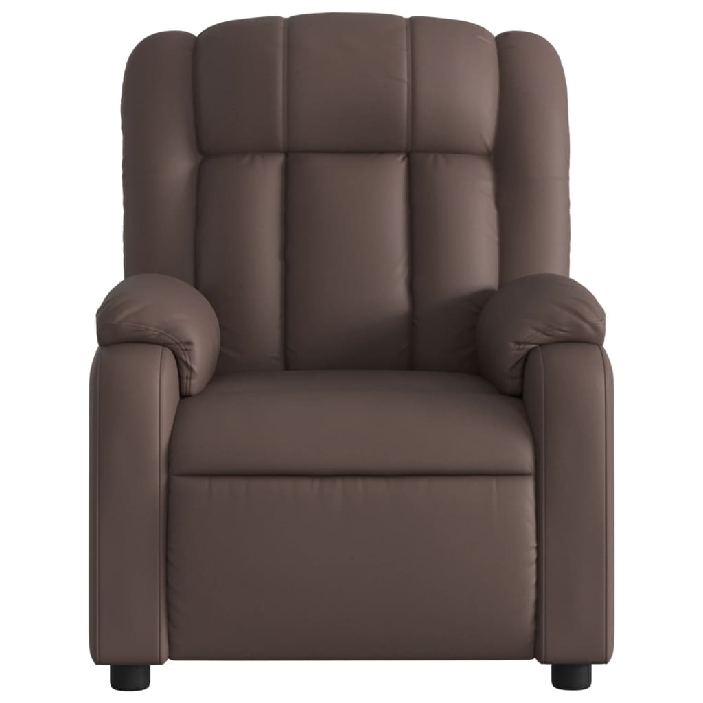 Elektrische Relaxstoel – Relaxfauteuil – Massagefauteuil – TV Stoel – Sta-op Stoel – Handmatig Verstelbaar – Kunstleer – Verstelbare Rugleuning tot 135 Graden