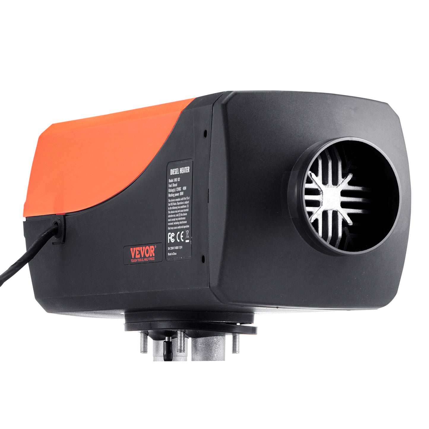 Diesel Kachel – Dieselluchtverwarmer – Standkachel – Autoverwarming – Luchtverwarmer – 8 kW Vermogen – App en LCD Bedienbaar