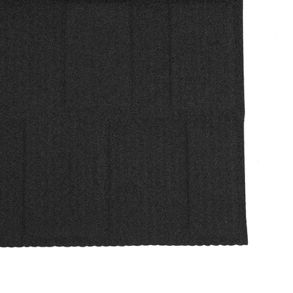 2pcs Metal Tile Shaped Awnings | Black, Window Awnings by NaMaSyo, Size 134*42CM