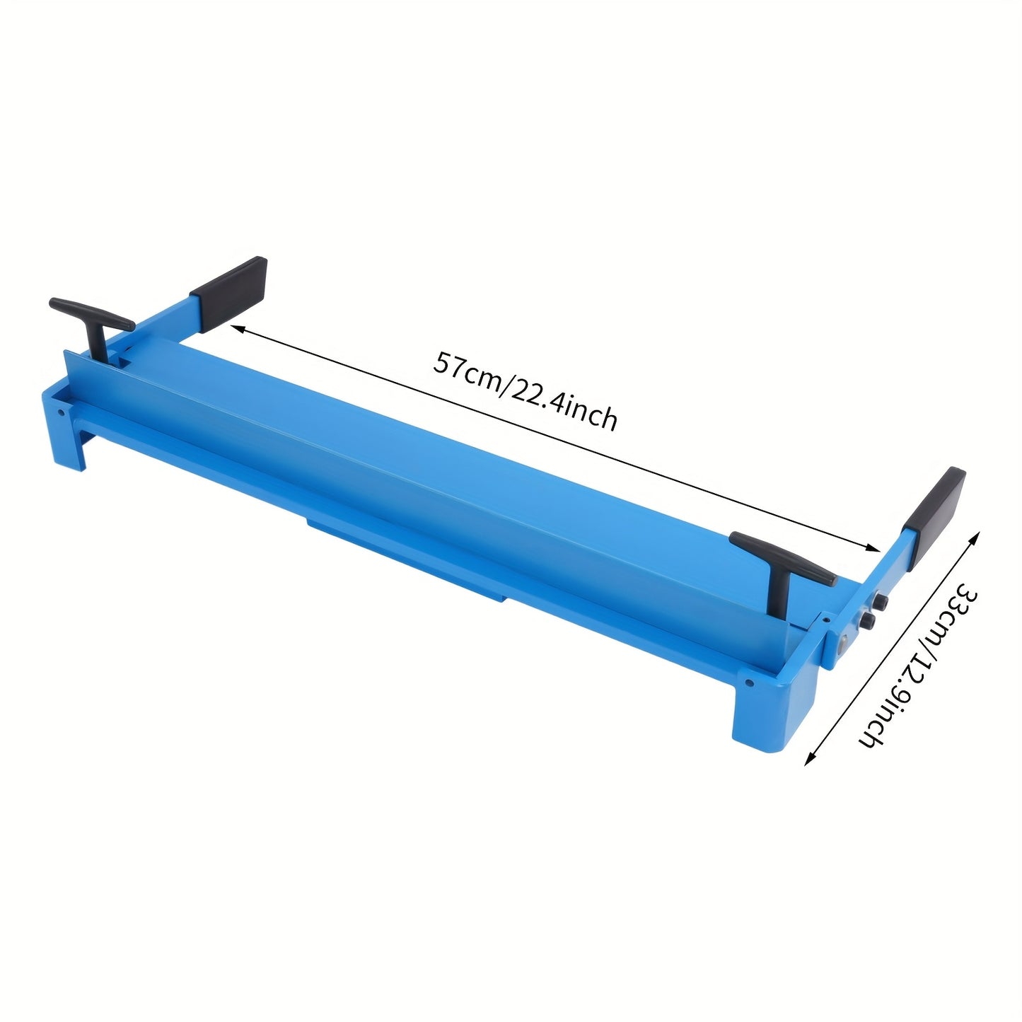 Handmatige Metaalbuigmachine – Metaalbuiger – Plaatbuiger – Buigmachine – Metaalbender – Blauw – Instelbare Buighoek 0-120° – 630 mm Werkbreedte – Q235 Koolstofstaal – Veilig Afgeronde Randen