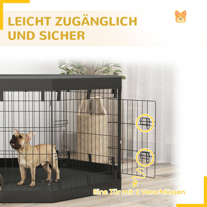 Konijnenren – Buitenren – Knaagdierenren – Puppyren – Dierenren – 159 cm Diameter – Waterdichte Bodem En Ventilerend Dak