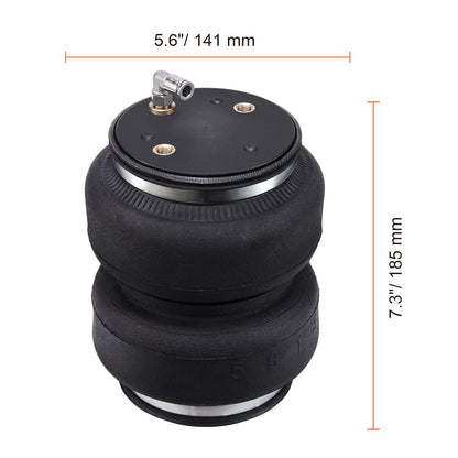 Luchtvering – Luchtbalgen – Veerset – Vering Kit – Blaaspak – Draagkracht 5000 lbs – Instelbare Druk 5-100 PSI