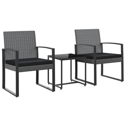 Hoektuinset – Tuinmeubel – Buitenmeubel – Loungeset – Terrasset – Donkergrijs – Duurzaam Staalframe – Comfortabele Dikke Kussens