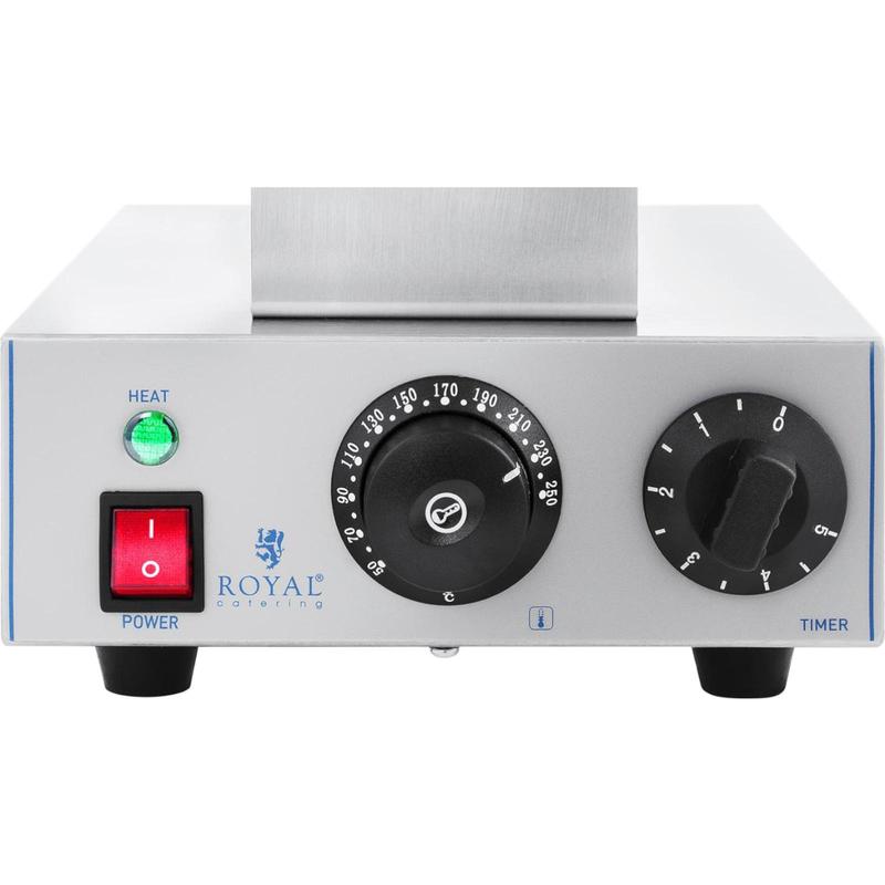 Bubble Waffle Maker Griddle, 1415W, Royal Catering RCWM-1400-B