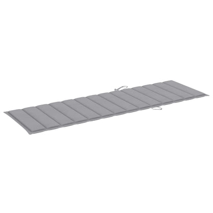 Houten Ligstoel – Houten Tuinstoel – Ligbed – Relaxstoel – Verstelbare Rugleuning – Acaciahout – Inclusief Kussen