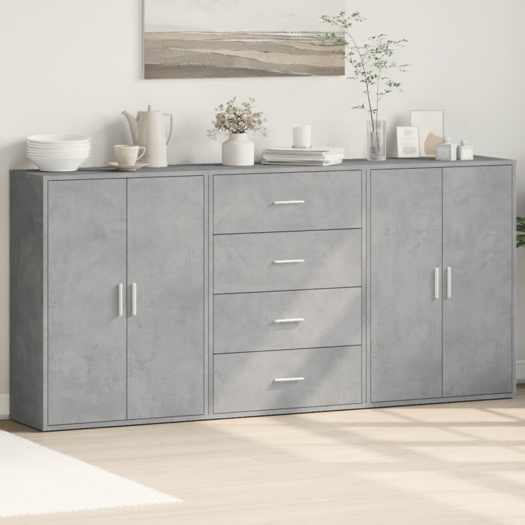 Opbergkast – Dressoir – Kast – Meubel – Opberger – Sonoma Eiken – Duurzaam Hout – Vochtbestendig
