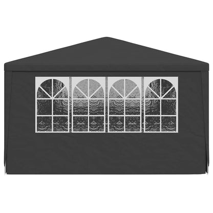Partytent – Feesttent – Tuintent – Paviljoen – Opvouwbare Tent – Waterdicht – 4x6 Meter – 90 g/m² PE – Antraciet