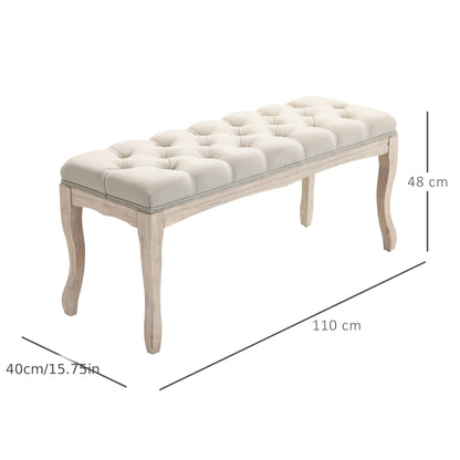 Poef – Zitzak – Hocker – Ottoman – Voetenbank – Wit – Duurzaam Bamboe – Comfortabel Katoenen Kussen