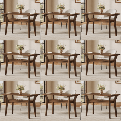 47-inch-modern-farmhouse-dining-table-for-4-with-2-tier-storage---solid-wood-legs--engineered-wood-top-walnut-large-rectangle-kitchen-table-for-dining-room--living-room-easy-assembly-required-space-saving-design-with-lower-shelf-contemporary-s