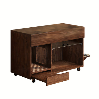 TV-Stand – Tv-Meubel – Media Meubel – Kast Voor TV – Tv-Commode – Modern Design – Marmeren Bovenblad – Push-to-Open Deuren – 160 cm Breed – Geschikt Voor 70 Inch – Grijs