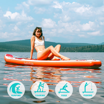 Beginner-Friendly SUP Paddle Board! 350Cm Wide Board for Super Stability + Complete Set of Accessories, Making It Easy to Get Started in Lakes And Seas