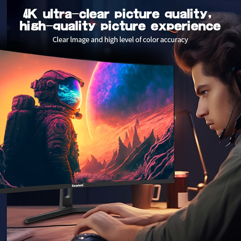 34-inch Curved Monitor – Ultrawide Scherm – Gaming Monitor – PC Monitor – UWQHD Display – 3440x1440 Resolutie – 120Hz Verversingssnelheid – 165Hz Reactietijd