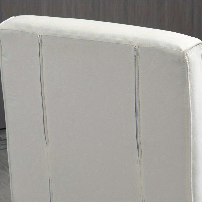 Sofa Bed – Slaapbank – Bedbank – Sleeper Chair – Vouwbed – Multifunctioneel – Compact Formaat – Creme Polyester