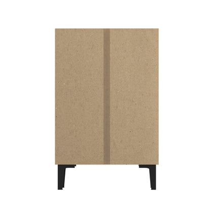 Modern Shoe Cabinet with Double Doors | Large Storage Capacity, Adjustable Shelves, Practical Entryway Storage, Space-Saving Design, Metal Material, Dimensions: 95×60×34.5 cm