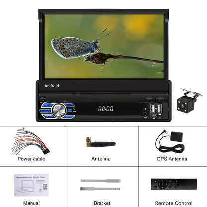 Multimedia Autoradio – CarPlay Radio – Android Auto Speler – Auto Headunit – Inbouw Radio – 7 Inch 1080P Touchscreen – Draadloos CarPlay & AHD Achteruitrijcamera