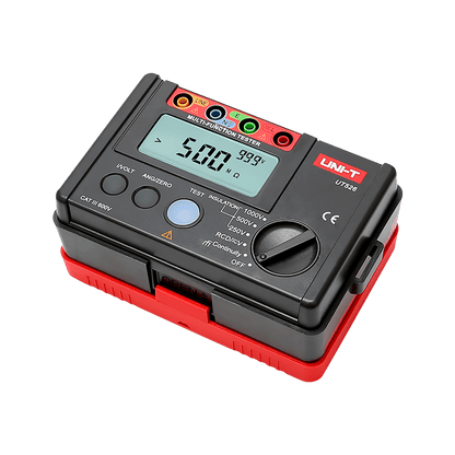 Multimeter – Meetinstrument – Spanningsmeter – Weerstandsmeter – Doorgangstester – 250/500/1000 V Isolatietest – Compact Met Draagtas
