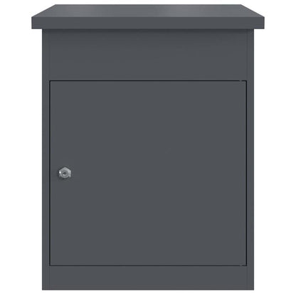 Pakketbrievenbus – Pakketbox – Brievenbus – Pakketbox Buiten – Vrijstaande Brievenbus – Gegalvaniseerd Staal – Slot Met Anti-Diefstal Sluiting – Weerbestendig 44x35x59 cm