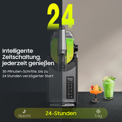 Slushmachine – Slushie Maker – IJsdessertmachine – Cocktailmachine – Milkshakemaker – 2,6L Capaciteit – 5 Slimme Programma’s Met Automatische Reiniging
