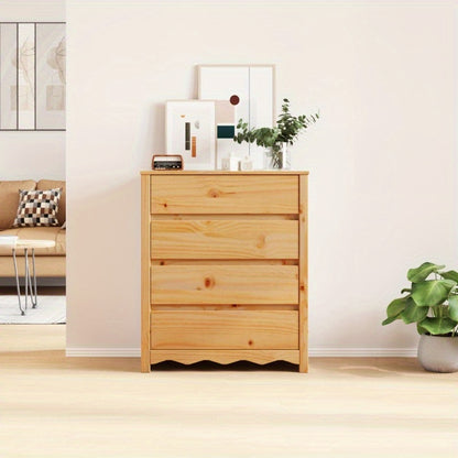DRAMMEN 76.5x40x91cm Wooden Storage Cabinet with Lockable Shelves - Freestanding Organizer for Home, Office, Bedroom, Bathroom - High-Quality Mixed Wood Construction, Easy Assembly, Compact Design, Bedroom Organizer, Minimali