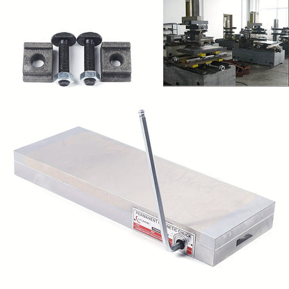 Magnetplaat – Magnetspannplatte – Magnetfutter – Spannplaat – Magnetisch Plaatje – Permanent Magnetisch – 40 x 15 cm – Krachtige Zuigkracht Tot 100N/cm²