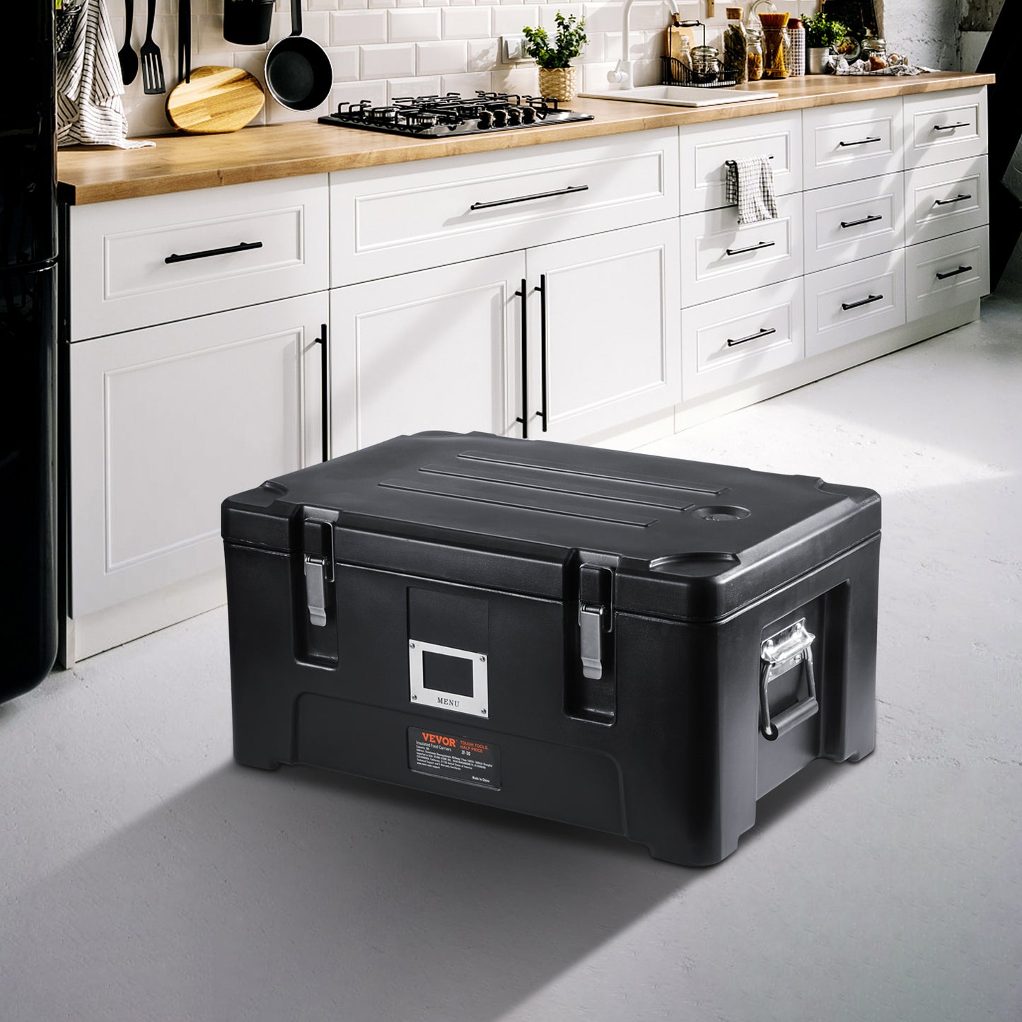 Food Pan Carrier – Geïsoleerde Maaltijdbox – Catering Box – Warmhoudbox – Stapelbare Voedselcontainer – 36 QT Inhoud – 4-6 Uur Warmte Isolatie