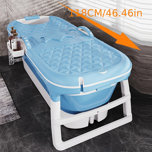 Inklapbare Badkuip – Opvouwbaar Bad – Vouwbad – Mobiele Badkuip – Opbergbaar Bad – Extra Groot Formaat – Duurzaam 100% PVC – Snelle Afvoer & Afdekking