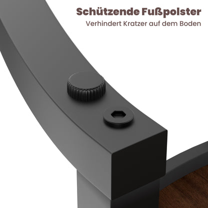 Koffietafeltjes – Bijzettafels – Salontafels – Tuin Tafeltjes – Balkon Tafels – Set Van 2 – Marmeren Blad – Lichtgewicht Aluminium Frame