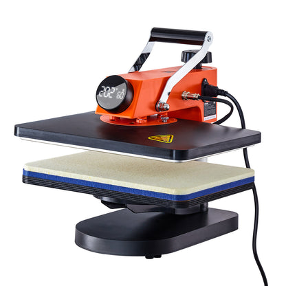 Hittepers – Transferpers – Sublimatiepers – Textielpers – 8-in-1 Multifuntioneel – Groot Verwarmingsoppervlak 38x30 cm – Snelle Mica Verwarming Binnen 5 Minuten