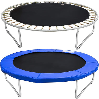 Trampoline – Kindertrampoline – Buitentrampoline – Springkussen – Fitness Trampoline – Rond Ø 182 cm – Stevig Polyester Frame