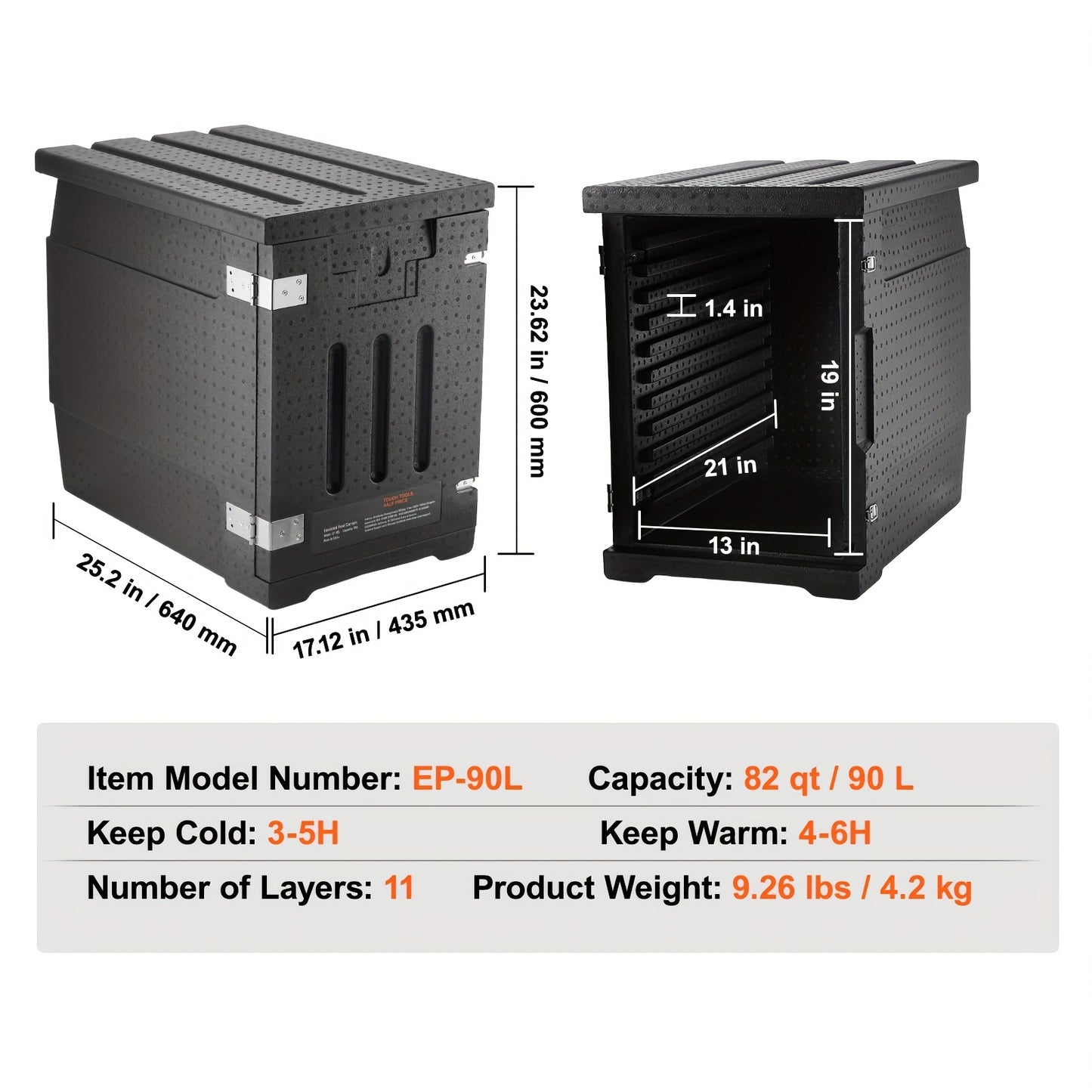 Koelbox – Koelboxen – Frigobox – Coolbox – Koeltas – Plastic – Elektriciteitsvrij Gebruik