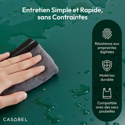 60L Afvalbak Keuken – Vuilnisbak – Prullenbak – Afvalemmer – Afvalcontainer – RVS Geborsteld – Dubbele Compartimenten 2x30L – Anti-Odour Met Pedaal