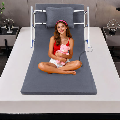 Power Lift Bed Backrest with Heavy-Duty Frame & Folding Armrests - Adjustable Bed Cots Suitable for,, Post-Surgery Care - / Use
