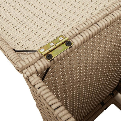 Gasfleshoes – Gasflesbescherming – Camping Gaskoker – Outdoor Gasfles Tafel – Beige – Duurzaam Resin Materiaal – Compact 40x40x60 cm
