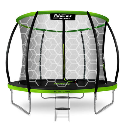 10ft/312cm Profiled Garden Trampoline with Inner Net by Neo-Sport