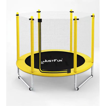 Trampoline – Springkussen – Buitenspeelgoed – Speeltoestel – Fitness trampoline – 152 cm Diameter – Stevig Beschermnet 100 cm Hoog