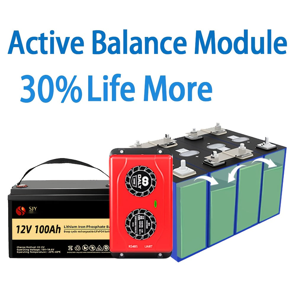 12V 100Ah LiFePO4 batterij – Lithium Accu – Solar Accu – Bootaccu – Camperaccu – 100A BMS Smart Connection – Langdurige Capaciteit en Duurzame Prestaties