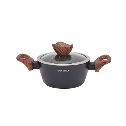 Kookset – Pannenset – Inductie Pannen – Non-stick Kookgerei – Koekenpannen Set – 8-delig – Aluminium – Geschikt Voor Alle Vuursoorten